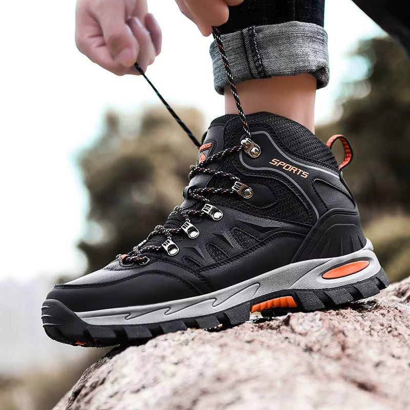 Chaussures de Randonnée Imperméables Outdoor Homme & Femme – Bottes de Montagne Résistantes à l'Usure pour Trekking, Chasse et Randonnée Printemps-Automne
