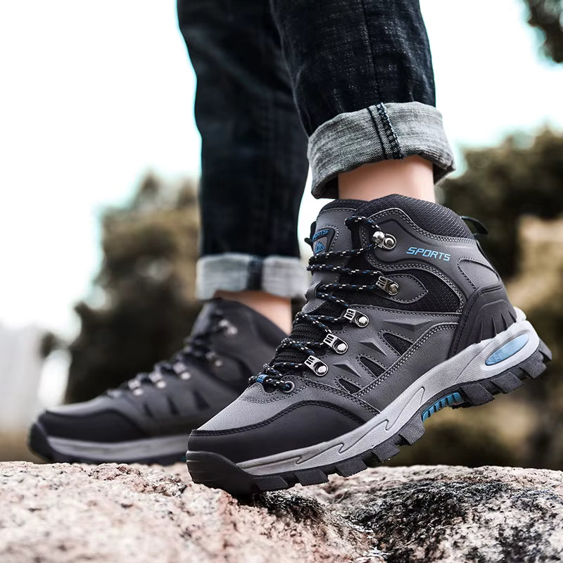 Chaussures de Randonnée Imperméables Outdoor Homme & Femme – Bottes de Montagne Résistantes à l'Usure pour Trekking, Chasse et Randonnée Printemps-Automne