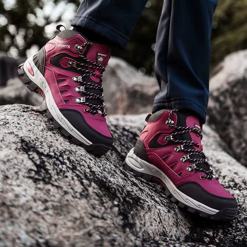 Chaussures de Randonnée Imperméables Outdoor Homme & Femme – Bottes de Montagne Résistantes à l'Usure pour Trekking, Chasse et Randonnée Printemps-Automne