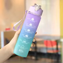 Gourde Souple 700 ml avec Marquage du Temps YDSH01 – Bouteille de Sport Étanche pour Hydratation Quotidienne et Activités de Plein Air