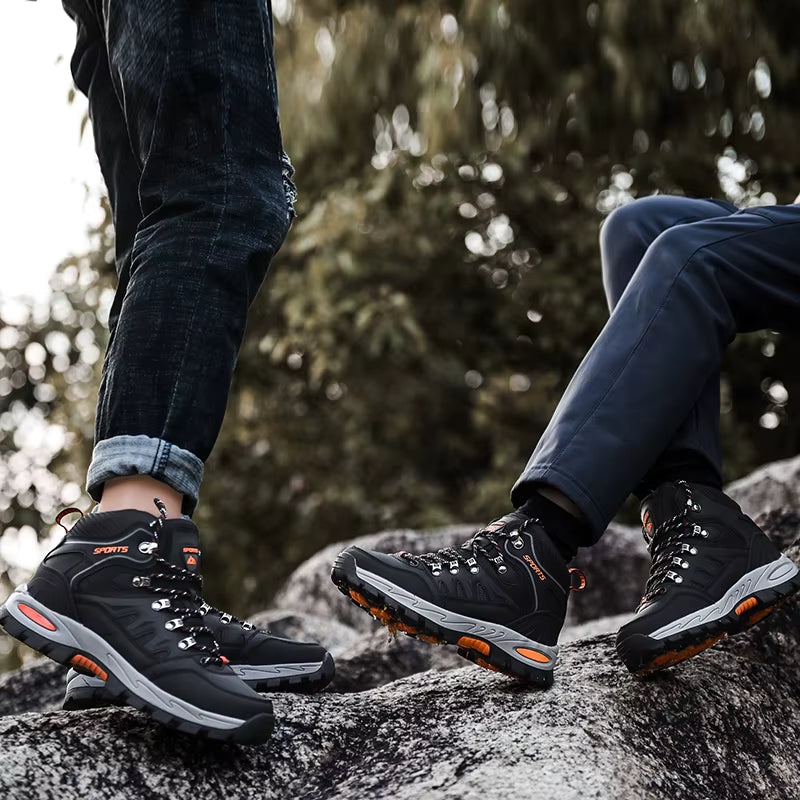 Chaussures de Randonnée Imperméables Outdoor Homme & Femme – Bottes de Montagne Résistantes à l'Usure pour Trekking, Chasse et Randonnée Printemps-Automne
